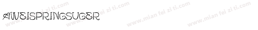 aweispringsuger字体转换
