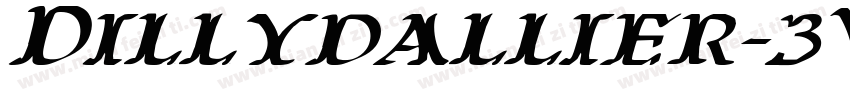 Dillydallier-3VAM字体转换