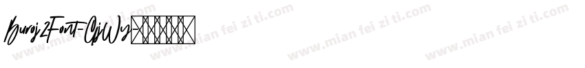 Buroj2Font-GjWy字体转换
