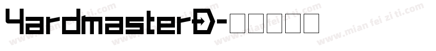 YardmasterD字体转换