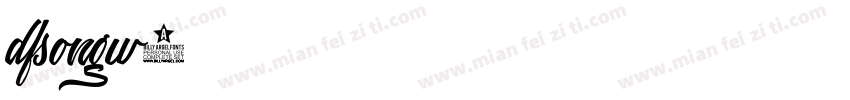 dfsongw7字体转换