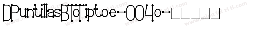 DPuntillasBToTiptoe-004o字体转换