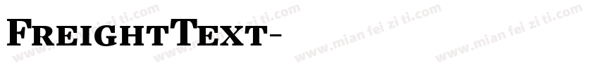 FreightText字体转换