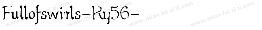 Fullofswirls-Ry56字体转换
