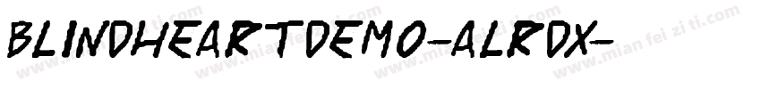 BlindHeartDemo-ALRdx字体转换