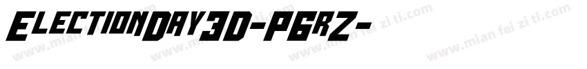 ElectionDay3D-P6rZ字体转换