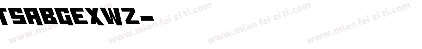 tsabgexwz字体转换