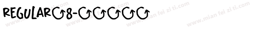 regular58字体转换