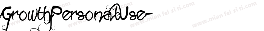 GrowthPersonalUse字体转换