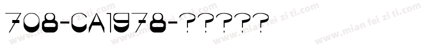 708-CA1978字体转换