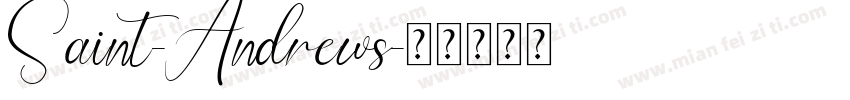 Saint-Andrews字体转换