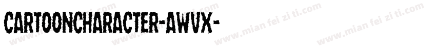 CartoonCharacter-aWvx字体转换