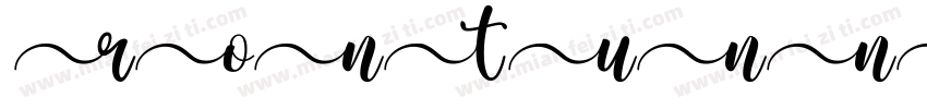 FrontRunnergradientItalic-lvXD字体转换