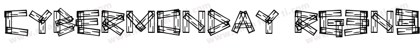 CyberMonday-rg3n9字体转换