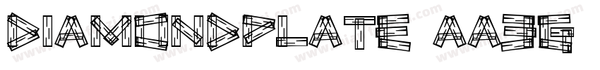 Diamondplate-AA3g字体转换