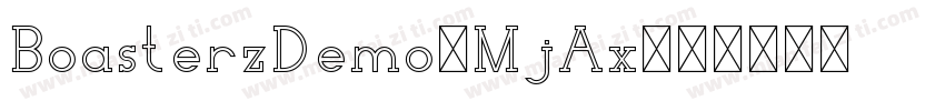 BoasterzDemo-MjAx字体转换