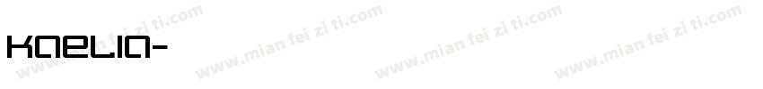Kaelia字体转换