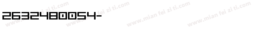 2632480054字体转换