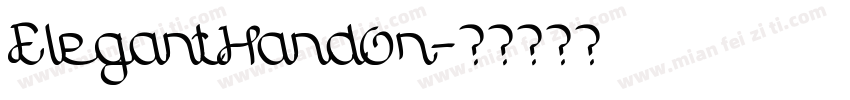 ElegantHandOn字体转换