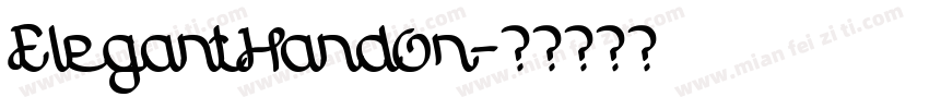 ElegantHandOn字体转换
