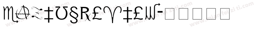 MAZIUSREVIEW字体转换