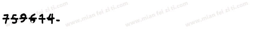 759614字体转换