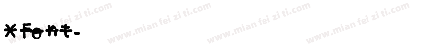 XFont字体转换