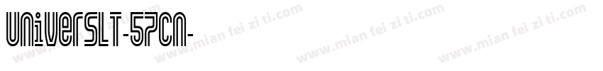 UniversLT-57cn字体转换