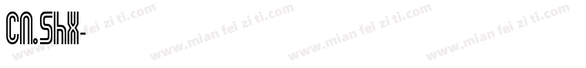 cn.shx字体转换