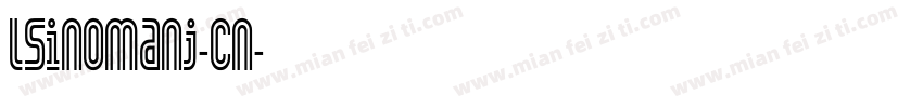 lsinomanj-cn字体转换