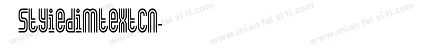 赫思styiedimtextcn字体转换