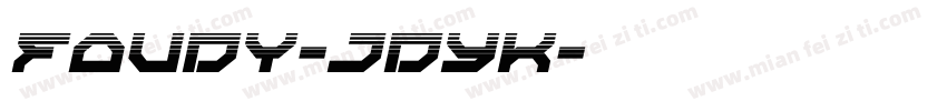 Foudy-JDYK字体转换