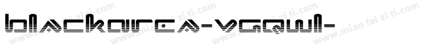 BlackArea-VGqWl字体转换
