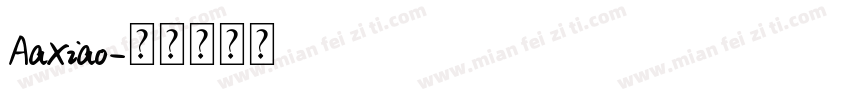 AaXiao字体转换