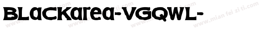 BlackArea-VGqWl字体转换
