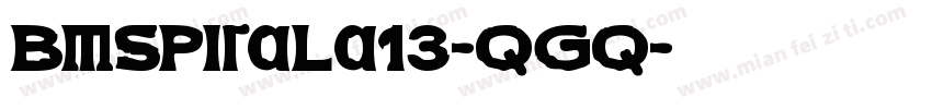BmSpiralA13-qGq字体转换