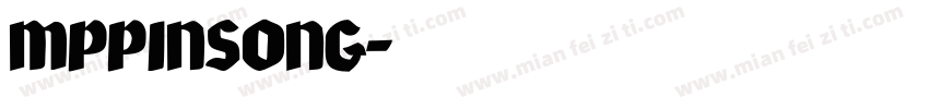 MPPINSONG字体转换