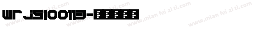 wrj5100113字体转换