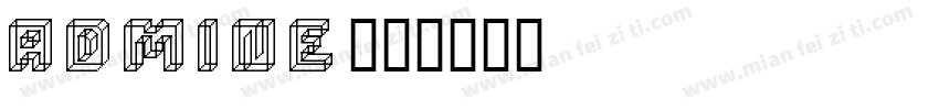 Admine字体转换