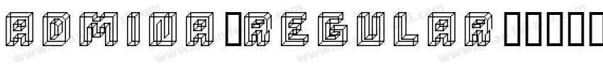 admina-regular字体转换