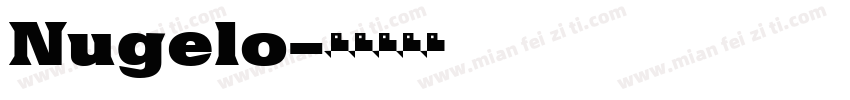Nugelo字体转换