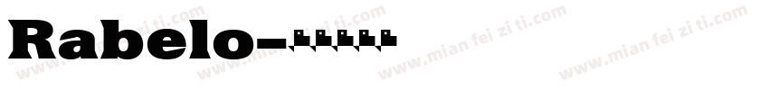 Rabelo字体转换