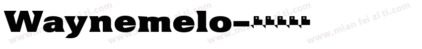 Waynemelo字体转换