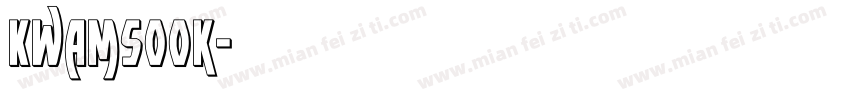 KwamSook字体转换