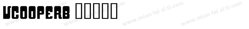 VCOOPERB字体转换