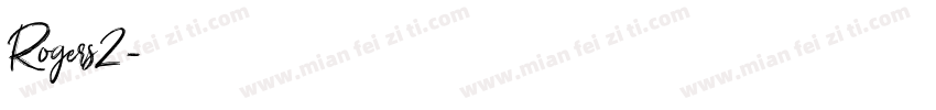 Rogers2字体转换
