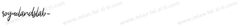roguelandslab字体转换