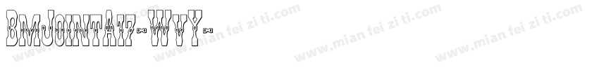 BmJointA17-WvY字体转换