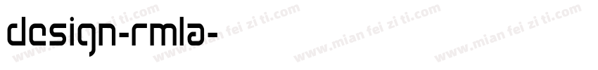 Design-RMlA字体转换