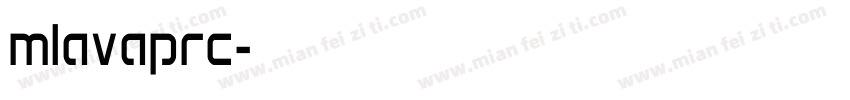 MlavaPRC字体转换